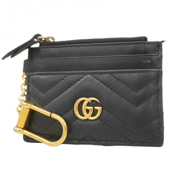 Gucci Leather GG Black Marmont Case - Picture 1 of 9